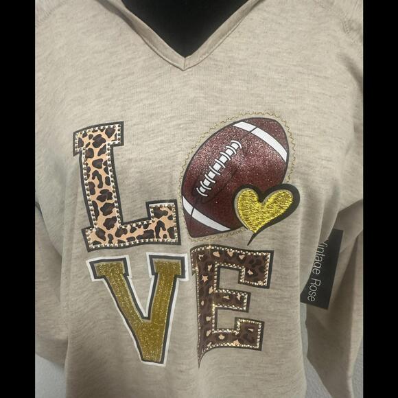 New Vintage Rose Pull Over Light Weight Hoodie Women's Size Large - Picture 3 of 5